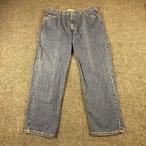 Levis 550 Relaxed Fit Jeans Mens 42x32 Medium Wash Blue Denim 00550-4886